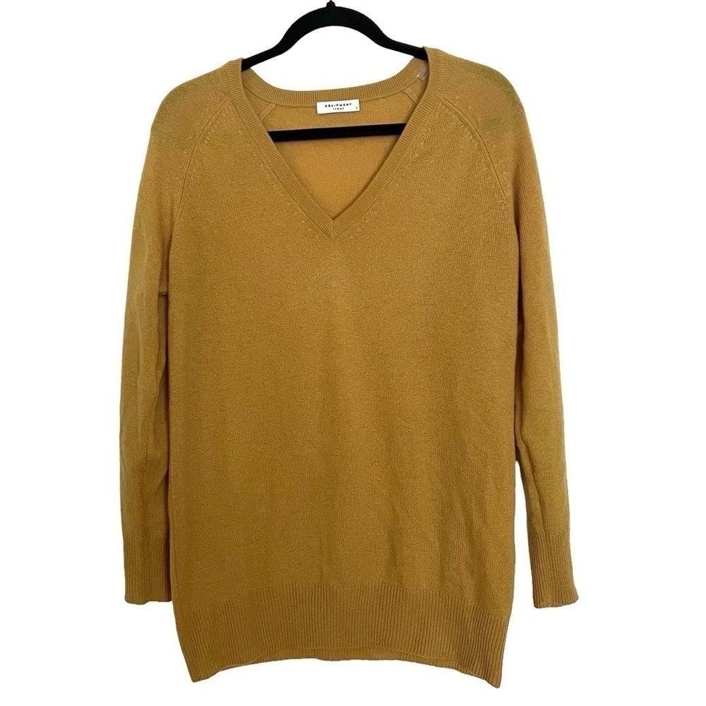 Equipment Gold Asher 100% Cashmere Sweater Small